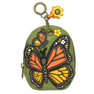 Zip-Around Wallet - Mini Coin - Monarch Butterfly