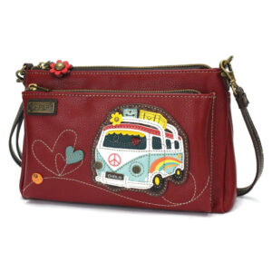 DELUXE CROSSBODY - BUS Burgundy