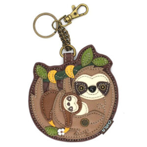 Coin Purse / Key Fob - Sloth Family