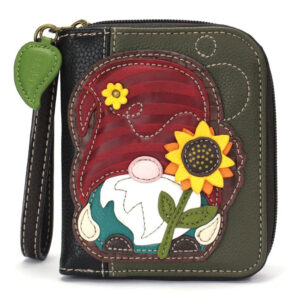 Zip-Around Wallet - Gnome-olive