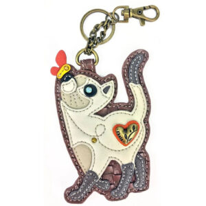 Coin Purse / Key Fob - Slim Cat