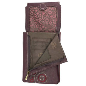 CRISS Cellphone Xbody - RFID - Paw Print - plum - Imagen 5