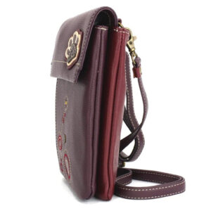 CRISS Cellphone Xbody - RFID - Paw Print - plum - Imagen 7