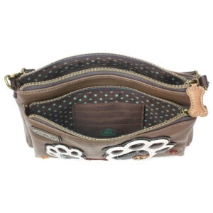 DELUXE CROSSBODY - Pawprint- Brown - Imagen 6