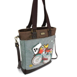 Work Tote - Bicycle - blue stripe - Imagen 4